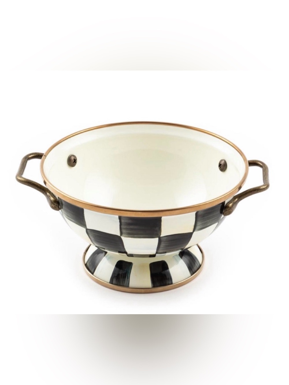 NEW IN ORIGINAL BOX: Mackenzie Childs Simply Anything Bowl: 6.25” diameter.